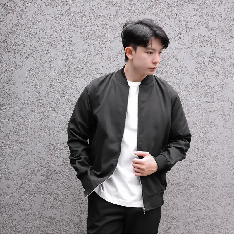Jaket Bomber Casual Pria | Bomber Jacket Pria | | Jacket Bomber Canvas Pria Original Premium 1
