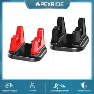 ID-Apexride Braket Pemegang Ponsel Mobil Car Phone Holder Universal HP Mobil Dashboard Stand Holder HP Perekat Karet Phone Holder Mobil Aksesori Mobil Braket GPS Dudukan Telepon Dasbor Mobil Putar