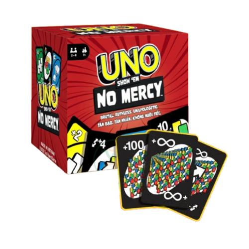 UNO NOMERCY cuộc chơi nâng cấp,UNO +10 luật chơi khắc nghiệt, trò chơi thẻ bài…