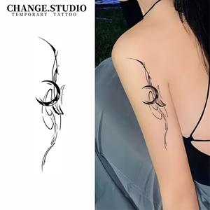 Hình Xăm Tạm Thời, Hình Xăm Lưu Hành Mặt Trăng Lưỡi Liềm, Kéo Dài Trong 15 Ngày, Không Thấm Nước, Không Lo Sợ Ma Sát, Miếng Dán Hình Xăm