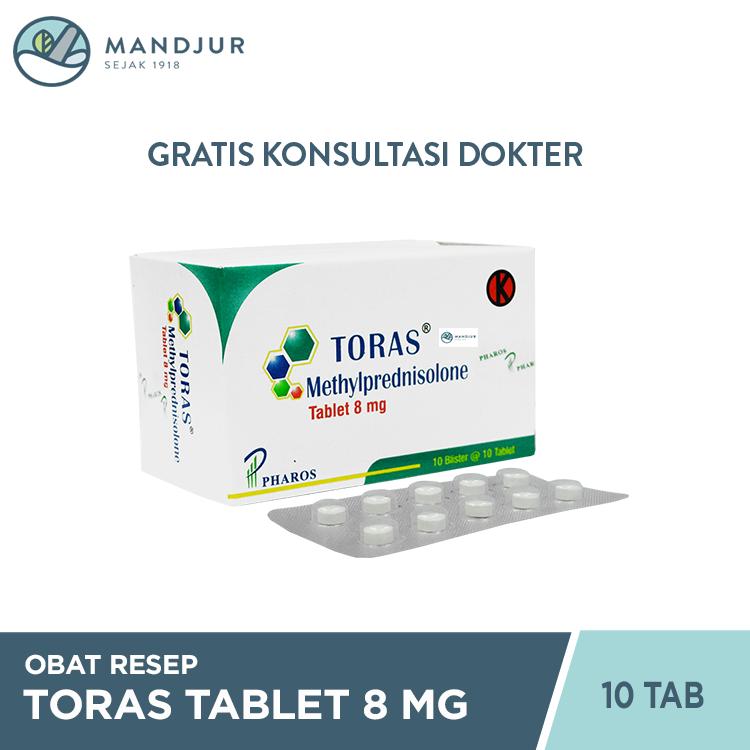 Toras 8 mg Strip 10 Tablet
