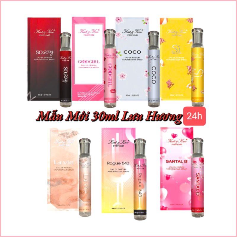 [Số lượng giới hạn] [Mẫu Mới] Nước Hoa Tinh Dầu Nam & Nữ Kat&kev Cao Cấp 30ml Thương Hiệu Việt Lưu Hương Lâu