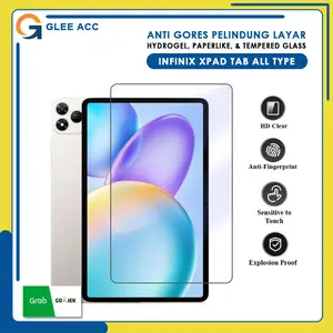 For Infinix Xpad 11 / Xpad 20 / Xpad 20 Pro 11 12.0 Inch Paperlike Protective Screen Tempered Glass Hydrogel Anti UV Anti SPY Bening Clear Tab Pelindung Layar Tablet Protect Protection No Glare Paperfilm Paperfeel Paper Writing Feeling Gambar Clear