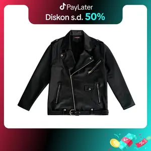 X Urband Absolute Jaket Kulit Motorcycle Pria Ramones A480 Leather Tebal Casual Hitam X Urband Absolute Jaket Kulit Motorcycle Pria Ramones A480 Leather Tebal Casual Hitam