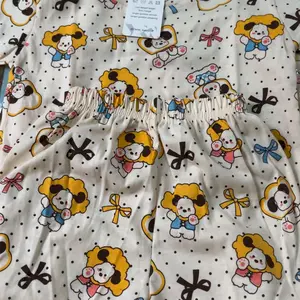 Owlet - setelan anak Perempuan / piyama anak bergambar / piyama panjang / baju tidur anak / setelan motif anak lucu / setelan motif karakter / baju anak perempuan 1-7thn Lengan pendek