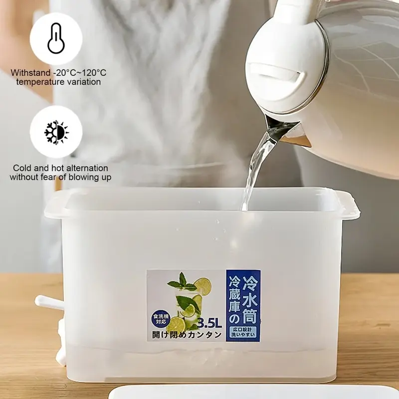 AARON.ID | DISPENSER KULKAS 2LITER SERBAGUNA DRINK WATER JAR JUICE MINI PORTABLE 4
