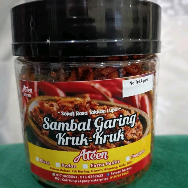 Sambal Kruk-Kruk Ateen(100GRAM KECIL)