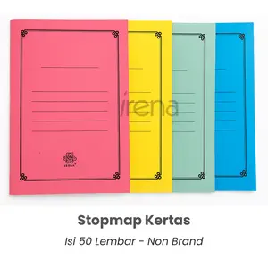 Stopmap Map Kertas Penyimpanan Berkas Dokumen / Stofmap (50 pcs)