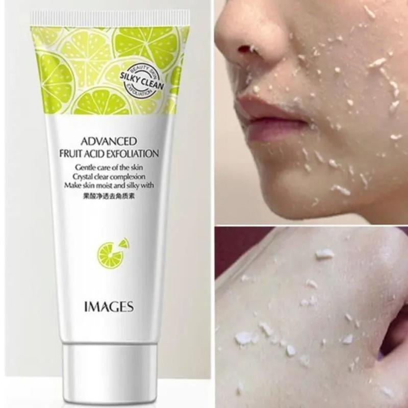 Dead Skins Advanced Fruit Acid Exfoliation Deep Cleansing Lemon Acid Scrub Gel Cream Refreshing Hydrating Lime Scrub Women Girl 1