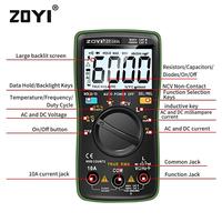 Gambar ZOYI ZT102L Digital Multitester Multimeter Industors Lengkap Kapasitor dari Zoyi Official Store Kab. Tangerang 5 Tokopedia