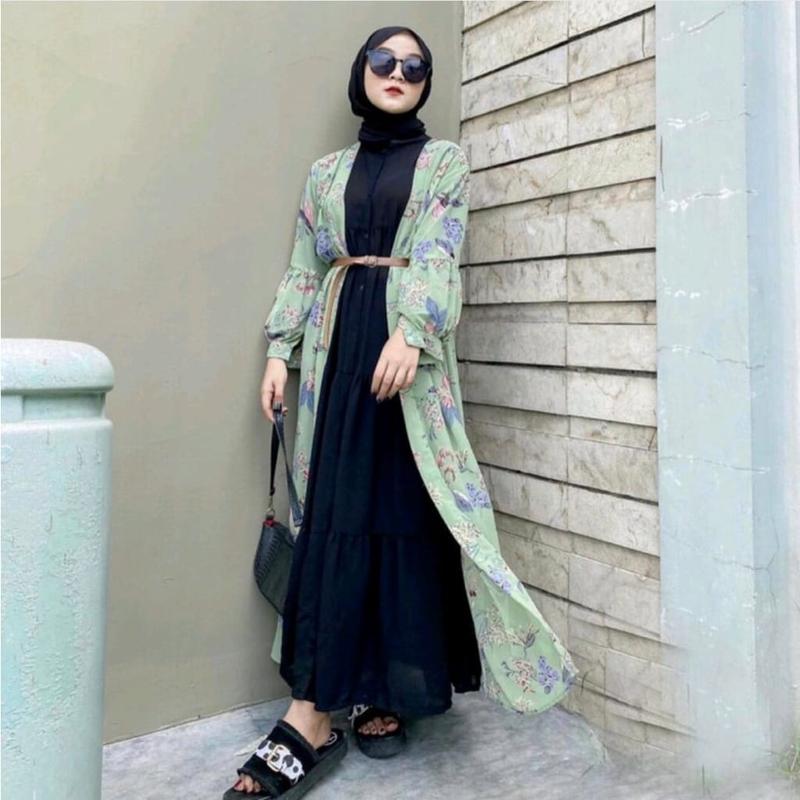 Long Outer Ceruty Flowerzee