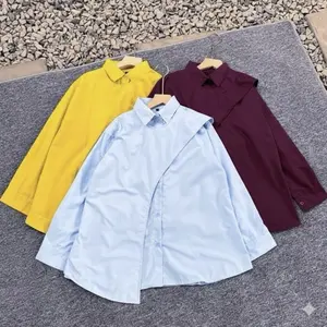 Jiso Shirt - Ukuran S M L XL XXL 3XL 5L - Kemeja Wanita Jumbo - Atasan Jumbo - Kemeja Wanita Big Size