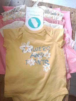 Product Review of YOURBABYNEEDS Bodysuit Jumper Lengan Pendek Bayi Perempuan dan Bayi Cowok 5in1 Motif Karakter Lucu Berbahan Katun Adem Premium Import Nyaman Digunakan Untuk Bayi Usia Baru Lahir Newborn Sampai 9 Bulan Baru from S**9 0