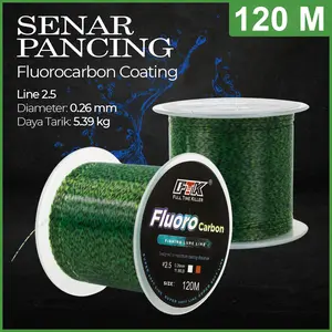 Mtos Mall- FTK Senar Pancing Invisible Spot Fluorocarbon Coating 120M - FT12