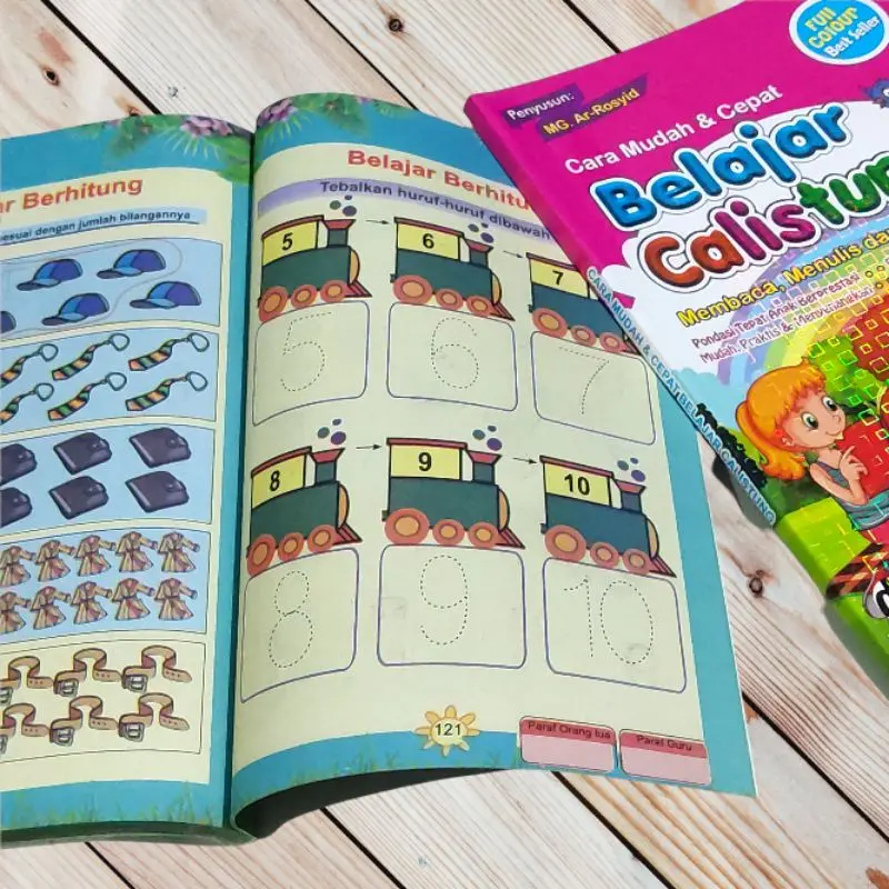 Buku Calistung , belajar menulis dan berhitung 128halaman 4