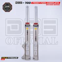Gambar DBS 700 Front Fork Complete Big Size Series Shock Depan Full Set Matic Mio MioSmile MioJ MioSoul MioSporty Mio GT SoulGT Fino Xeon - Black As Gold, Yamaha Mio dari DBS OFFICIAL STORE Kota Administrasi Jakarta Timur 3 Tokopedia