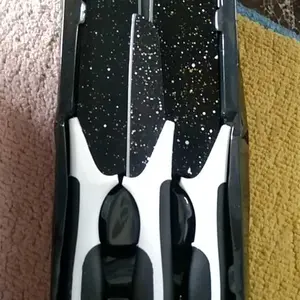 [ J13 ] Pisau Hitam Set 5 In 1 / Pisau Dapur Set Serbaguna J13