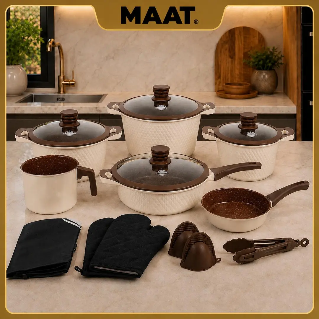 Jogo de Panelas de Cerâmica Antiaderente 20 peças Mônaco