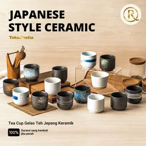Japanese Style Ceramic Tea Cup Gelas Teh Jepang Keramik