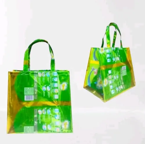 Tas Nasi kotak Tas hajatan tas plastik daur ulang motif random 2