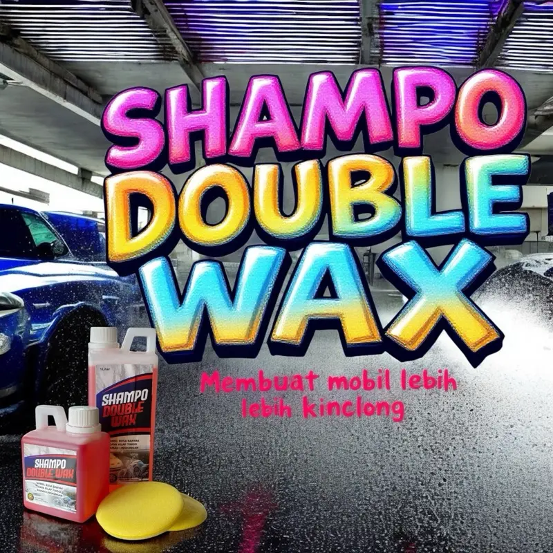 Shampo Mobil dan Motor Doublewax 1 Liter untuk Mengkilapkan Body Kendaraan - Car Paint pengkilap  mobil motor sabun