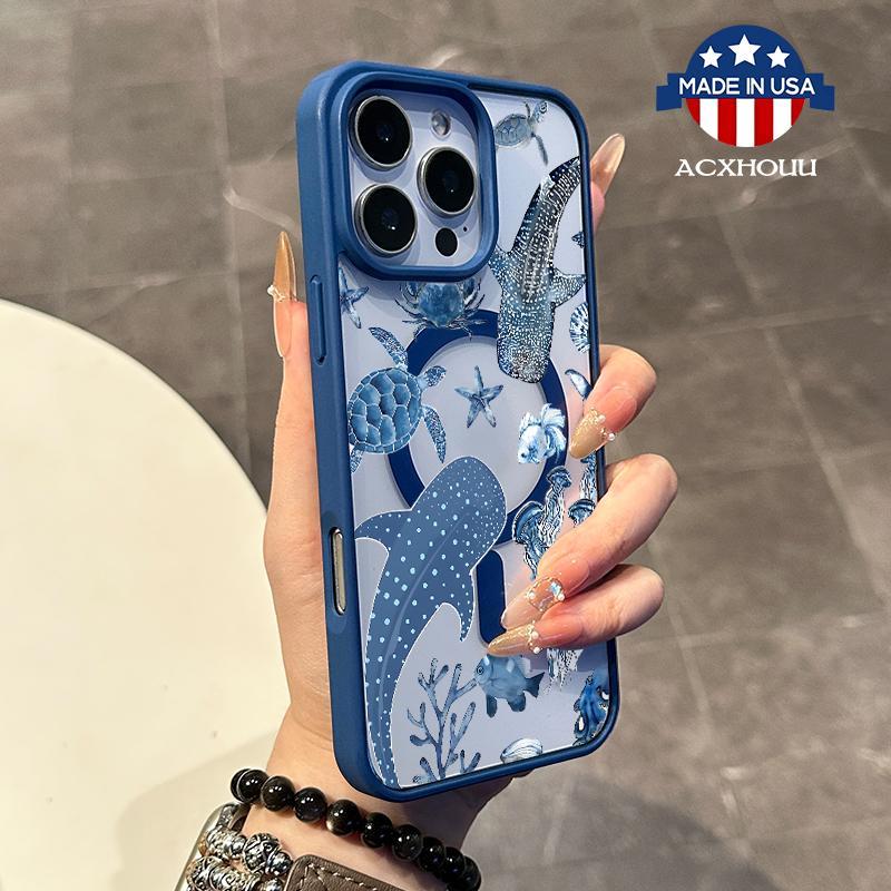Chic Magnetic MagSafe-Ready TPU Phone Case for iPhone 11/12/13/14/15/16 /17& Pro Max - Anti-Slip, Ultra Thin, Shockproof Phone Accessories with Non-Slip Grip for Daily Use