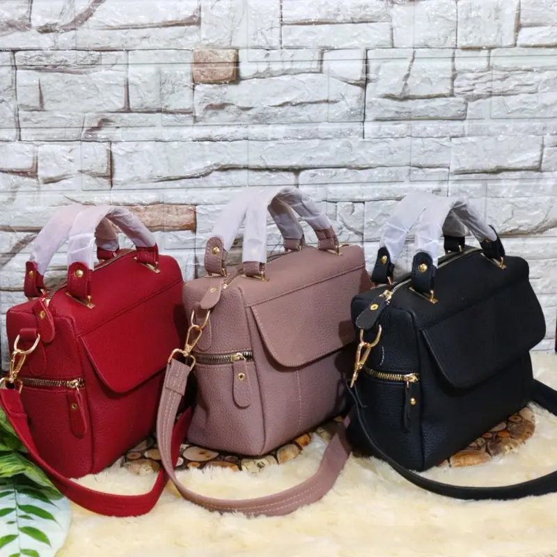 SLINGBAG TOPI Kulit jeruk premium 0