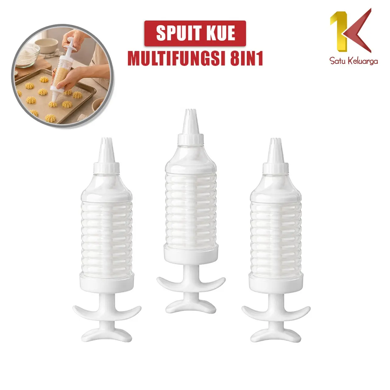 [COD] SK C649 Alat Cetakan Kue Isi 8 Penghias Kue Ulang Tahun Aneka Bentuk Roti Multifungsi Kitchenware