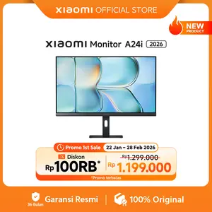 Xiaomi Monitor A24i 2026 Layar Jernih dengan Full HD Fast IPS | Refresh Rate Tinggi 144Hz | Warna Akurat dengan 99% sRGB | Nyaman di Mata dengan Low Blue Light | Monitor PC [Xiaomi Official Store]