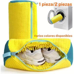 Bolsa para lavadora de zapatos, 1 pieza con cierre duradero, Bolsa de almacenamiento de zapatos, Accesorios y herramientas de lavandería para el cuarto de lavado en casa