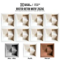Gambar Roster Indonesia - Roster Beton Zigzag Roster Beton Minimalis Lubang Angin Ukuran 20 x 20 - Zigzag Abu - Abu, 1 Pcs dari Roster Indonesia Kab. Bekasi 1 Tokopedia