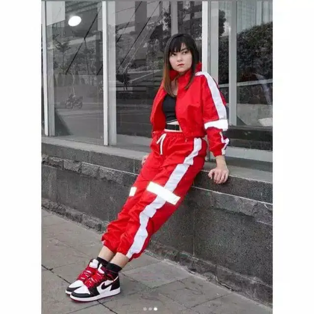 SPORT SET FLASH JOGER/HODDLE WANITA/STELAN SENAM/DANCER cepat kering xl 0