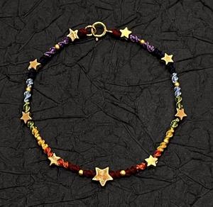 Vòng Tay Bầu Trời Đầy Sao Thủ Công Thiết Kế Tinh Tế Dệt Dây Nhiều Màu, Bộ Vòng Tay Cầu Vồng, Thích Hợp Cho Các Cặp Đôi, Quà Tặng Sáng Tạo gift  for  her