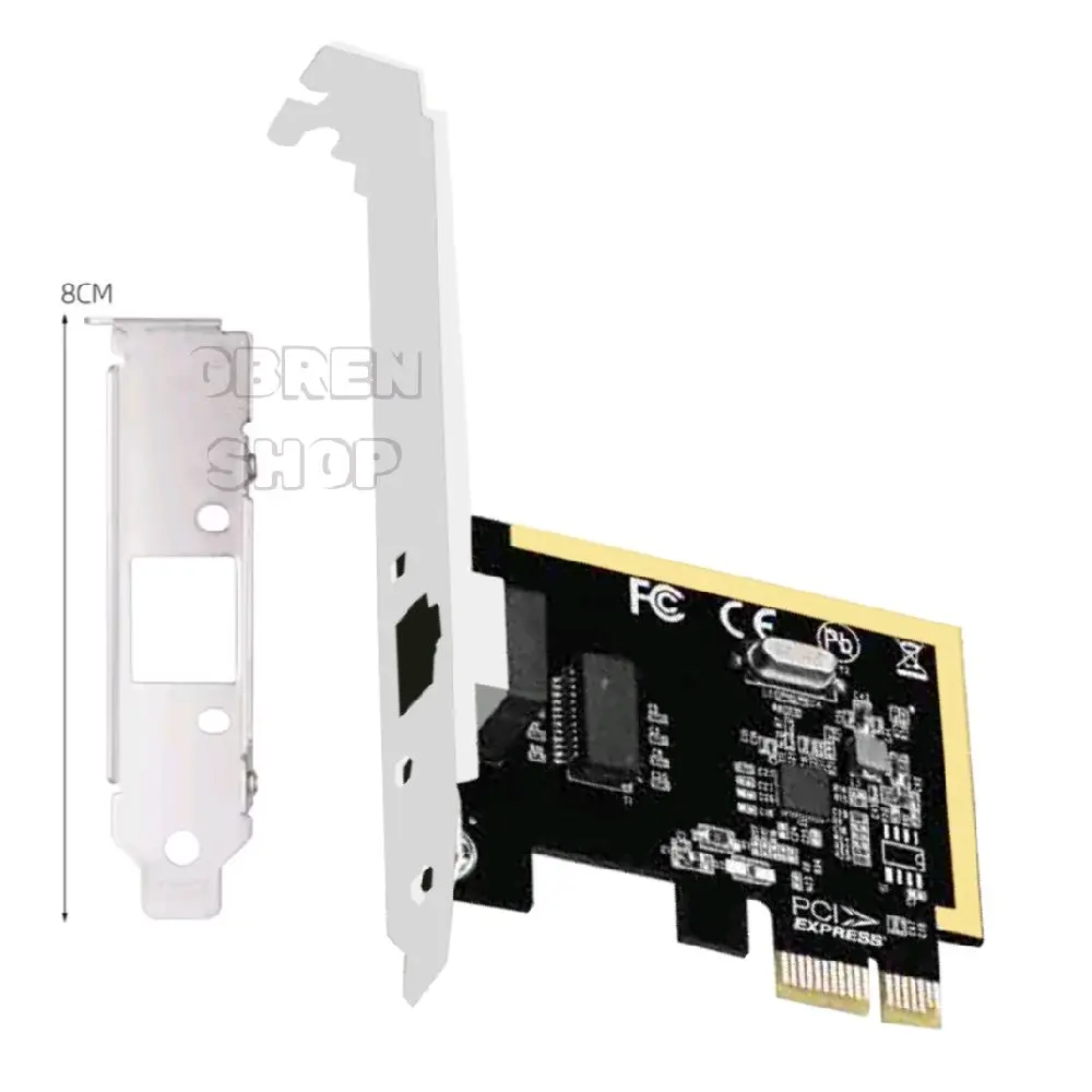 PCIE X1 PCI EXPRESS GIGABIT ETHERNET LAN CARD with LOW PROFILE BRACKET