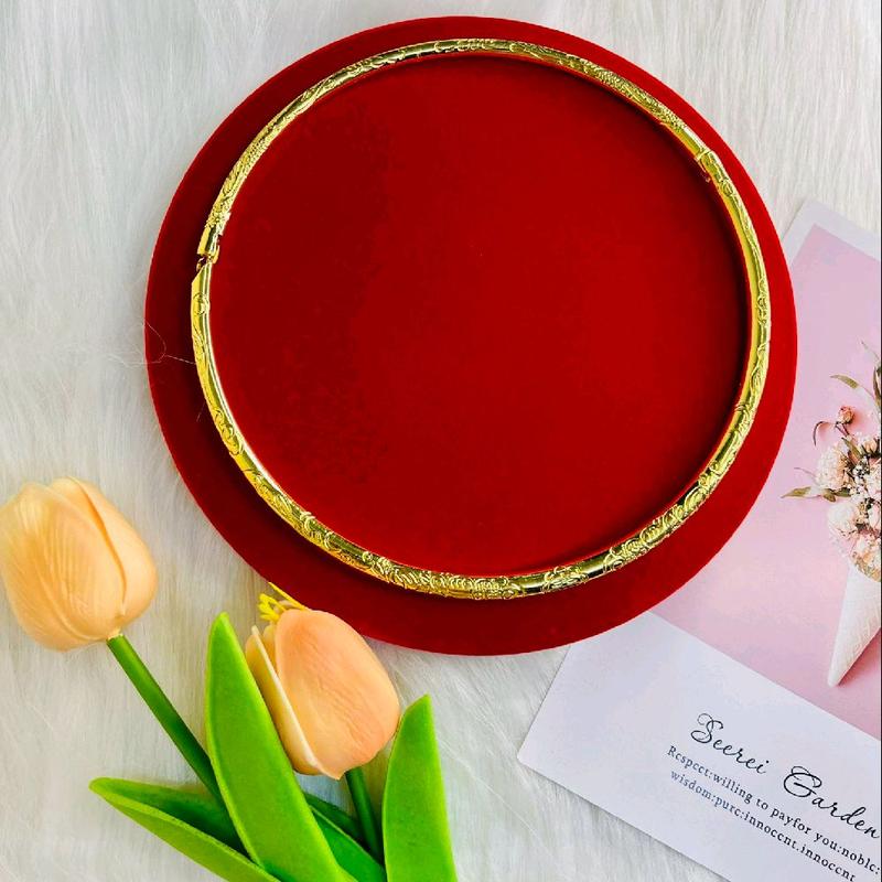  Kiềng cổ mạ vàng cao cấp size 16cm kèm hộp nhung đỏ kiềng cưới cô dâu kiềng mặc áo dài 