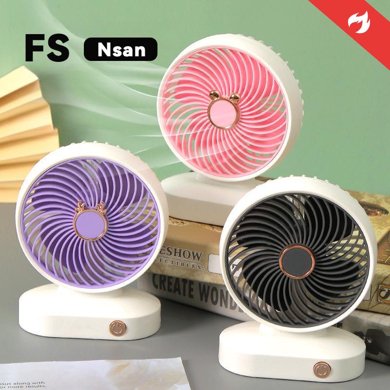  【COD Quạt cầm tay nhỏ mới quạt đeo cổ quạt cầm tay mini gió mạnh quạt điện sạc USB thích hợp cho quạt để bàn kích thước nhỏ Phụ Kiện 