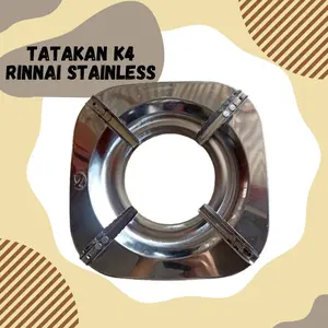 (STAINLESS) Tatakan/Tataan/Dudukan kompor rinnai kaki 4
