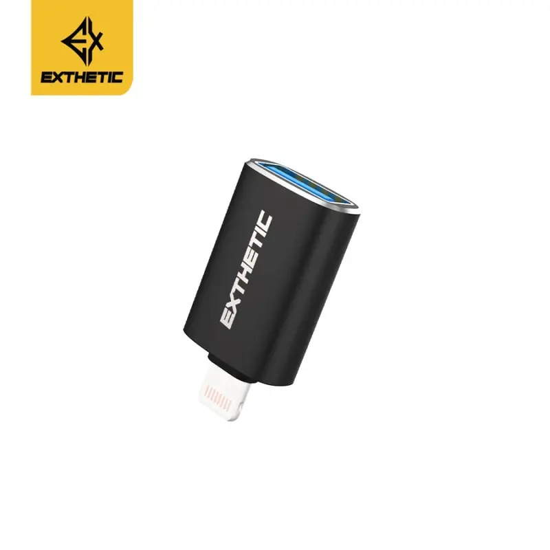 Exthetic Adapter Converter OTG USB A 3.0 to Lightning Iphone Ipad Mac Data dan Charge - EC06 2