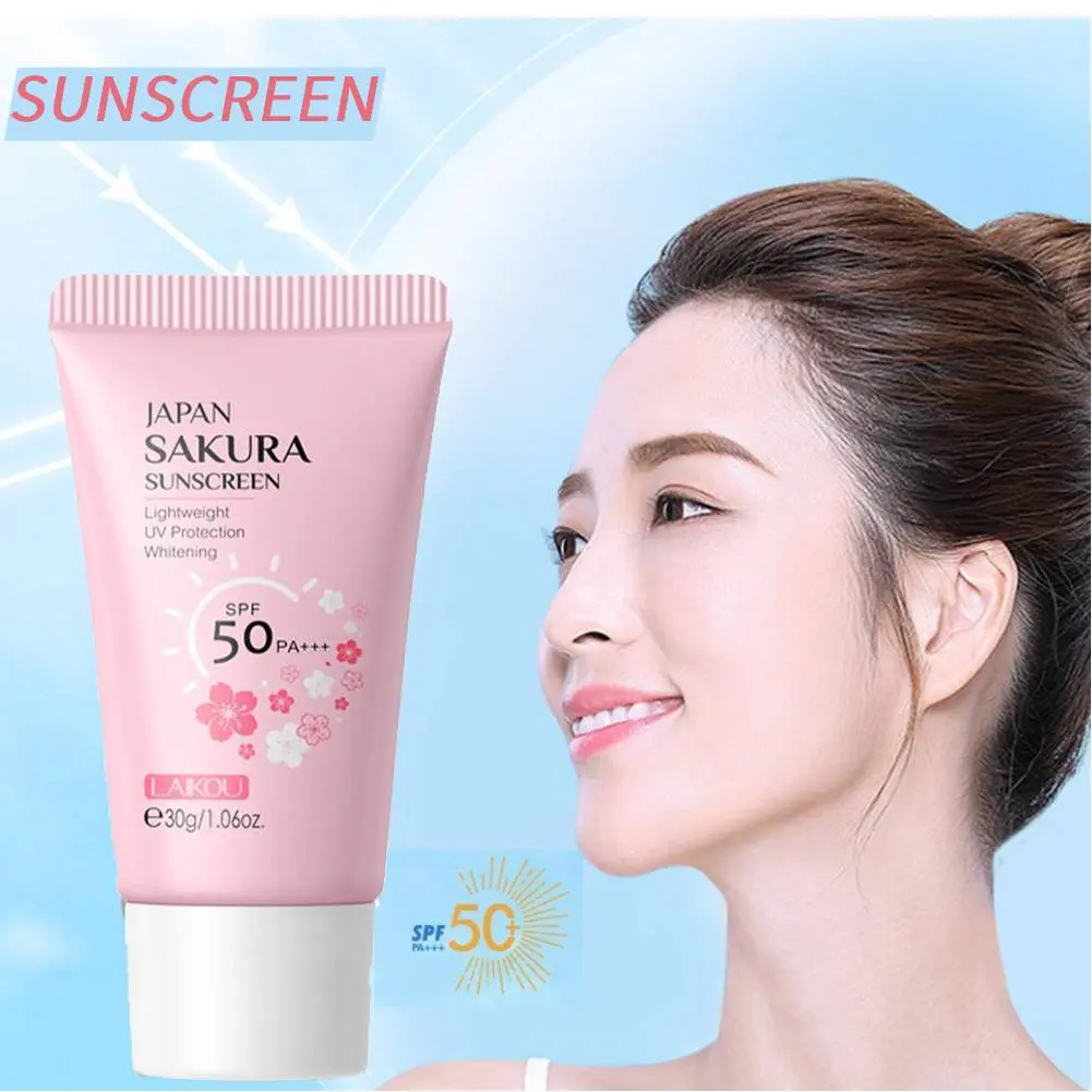 Kem Chống Nắng Dưỡng Ẩm, LAIKOU, SPF50 PA + + +, 30g, Chăm Sóc Da, J0U9