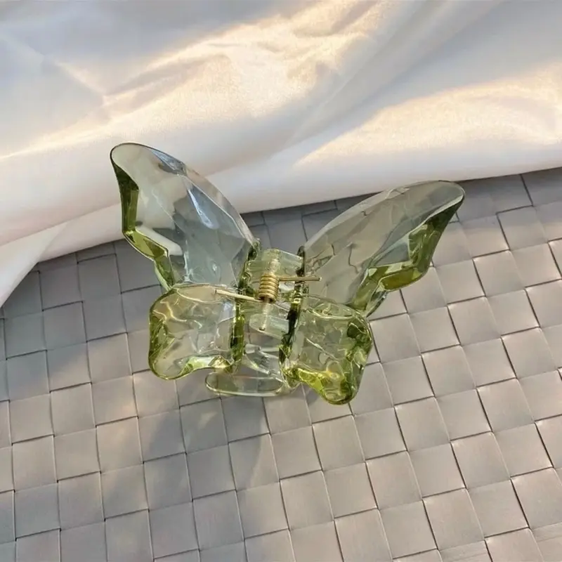 ￼JEPITAN RAMBUT KUPU KUPU JUMBO MODEL GLOSSY CRYSTAL / JEDAI SALON KOREAN BUTTERFLY 4