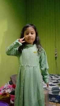 Product Review of Aqila kids ( tanpa kerudung )dress anak umur 1 - 9 tahun/ dress anak perempuan terlaris model 2023 from i**5 1