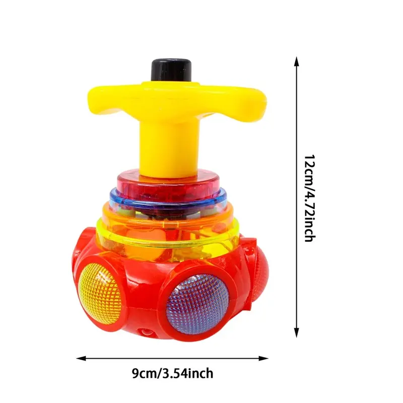 Light-emitting gyroscope toy light laser rotation top toy children flash music toy launcher gift,Plastik fall-resistant and crash-resistant,children's interactive toy competition toys,toy gift for Kids Lampu Mainan Anak Hadiah 5