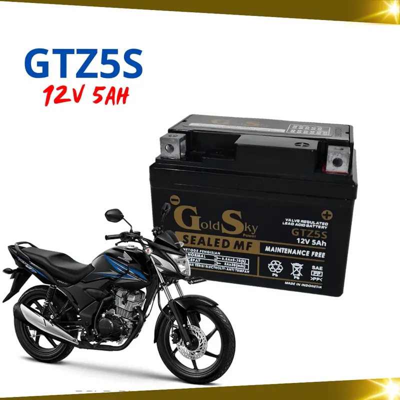 AKI KERING MOTOR HONDA CRF 150L VERZA MEGA PRO CW MONOSHOCK GTZ5S GTZ4V YTZ4V GS GOLD SKY MF 1