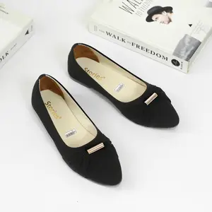 Flatshoes Wanita BL16 Storiesshoes untuk Aktivitas Kerja - Hitam