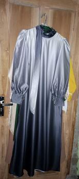 Product Review of Candy Outfitku - Luna dress (tanpa hijab) gamis gradasi silk sutra Baju Muslim Mewah Wanita from A**n 1