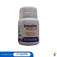 Gambar IMUSIVE FOR ADULT CD ZINC BOTOL 30 KAPSUL dari Apotek Indosehat Jember By GoApotik Kab. Jember 1 Tokopedia