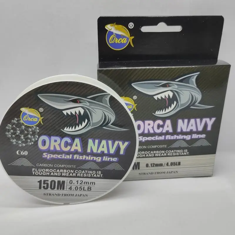 Senar Pancing Orca Navy Flourocarbon 150M 5