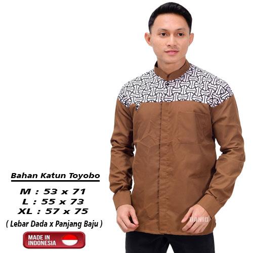 Koko Coksu Pria Kekinian  Motif Bordir Nyaman Dipakai! 1