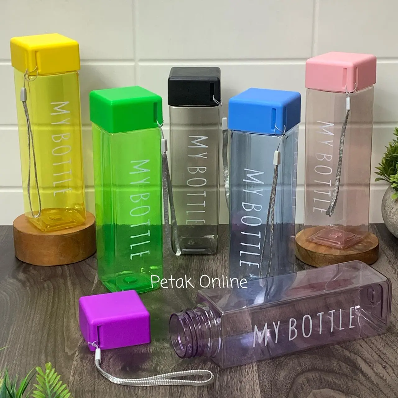 Botol/ Tumbler My Bottle Kotak 500 ml Tanpa Kemasan