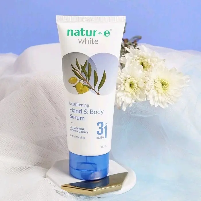 Natur-E White Brightening Hand Body Serum 180m/untukl Tubuh